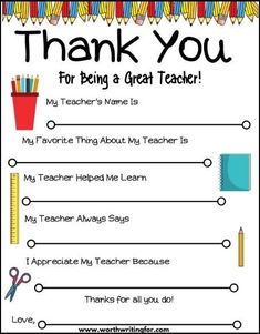 Kind Notes to teachers - Kindness Matters 365